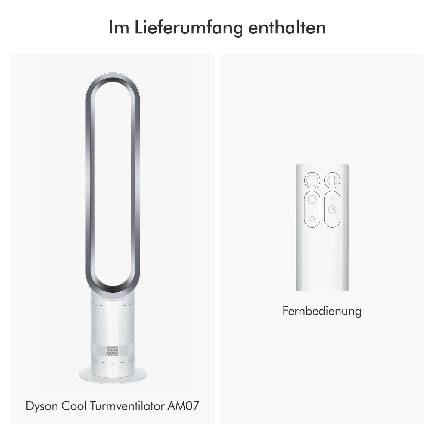 Dyson AM07 Air Multiplier Tower Fan, White