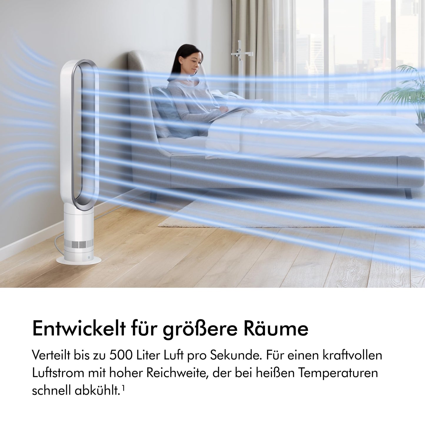 Dyson AM07 Air Multiplier Tower Fan, White