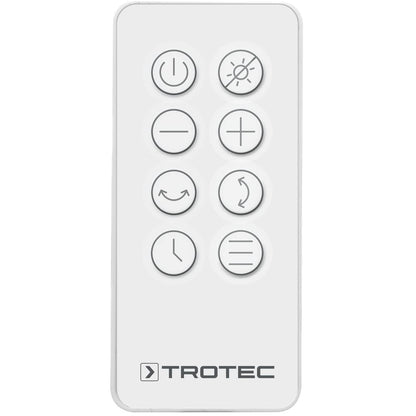 TROTEC 360°-Turbo-Ventilator TVE 100, 26W, 32 Geschwindigkeiten, Duftöl-Diffuser, Timer (1-12 Std), IR-Fernbedienung