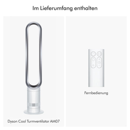 Dyson AM07 Air Multiplier Tower Fan, White